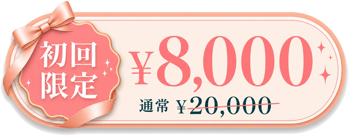 初回限定 ¥8,000（通常 ¥20,000）